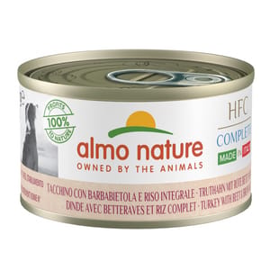 Almo Almo Nature 狗罐頭 HFC Complete 火雞肉紅菜頭糙米配方 95g 95g 正面圖
