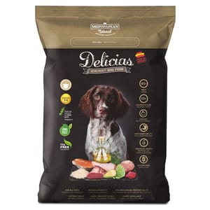 Mediterranean Mediterranean Natural Delicias Semi 成犬糧 1.5kg 5kg 正面圖