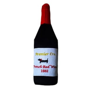 Doggie Doggie Goodie 狗玩具 酒類系列 紅酒 正面圖
