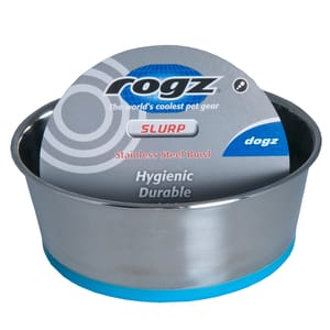 ROGZ ROGZ SLURP 不鏽鋼碗 M 1050ml 藍色 1050ml 正面圖