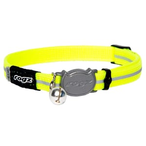 ROGZ ROGZ ALLEYCAT 貓頸帶 黃色   正面圖