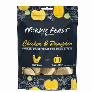 Nordic Nordic Feast 凍乾貓狗小食 雞肉+南瓜 58g 58g 正面圖