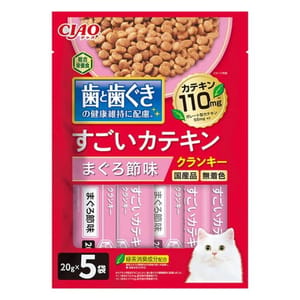CIAO CIAO 貓糧 日本維護牙齒健康 金槍魚味 20g 5袋入 20g 正面圖