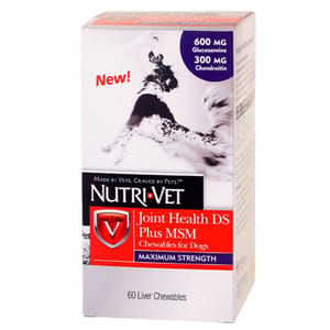 Nutrivet Nutrivet 犬用特效關節護理嘴嚼片 60粒 60粒 犬用 正面圖