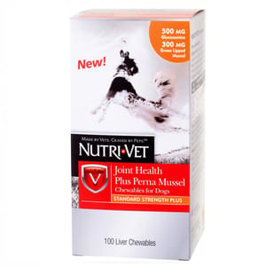 Nutrivet Nutrivet 犬用高效關節護理嘴嚼片 100粒 100粒 犬用 正面圖
