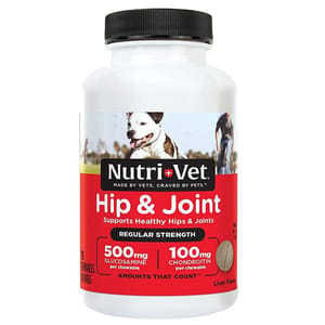 Nutrivet Nutrivet 犬用日常關節護理嘴嚼片 75粒 75粒 犬用 正面圖