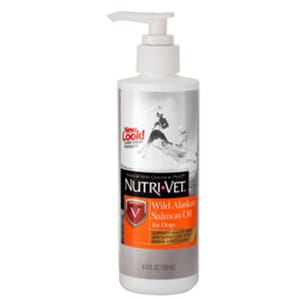 Nutrivet Nutrivet 犬用野生亞拉斯加 三文魚油 13.5oz 5oz 犬用 正面圖