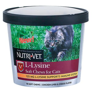 Nutrivet Nutrivet 貓軟粒 雞肉+芝士味 90粒 90粒 正面圖