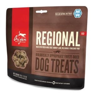 Orijen Orijen 狗小食 生肉凍乾零食 紅肉 42.5g 5g 正面圖