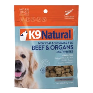 K9 K9 Natural 凍乾零食 狗零食 牛肉粒 50g 50g  正面圖