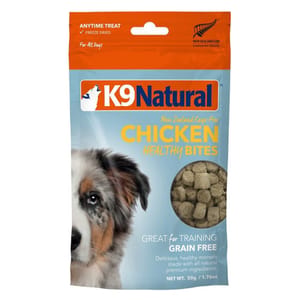 K9 K9 Natural 凍乾零食 狗零食 雞肉粒 50g 50g 正面圖
