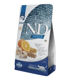 Farmina Farmina N&D 貓糧 低穀物貓糧 成貓配方 橙+魚 1.5kg (NDLCF015)