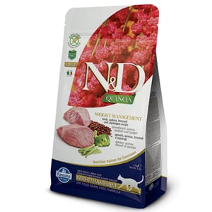Farmina Farmina N&D 貓糧 藜麥功能天然貓糧 體重控制配方 羊肉 1.5kg 5kg 正面圖