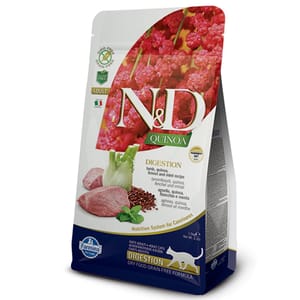 Farmina Farmina N&D 貓糧 藜麥功能天然貓糧 腸胃護理配方 羊肉 1.5kg 5kg 正面圖