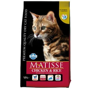 Matisse Matisse 貓糧 成貓糧 雞+米 1.5kg 5kg 正面圖