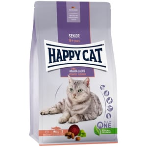 Happy Happy Cat Culinary系列 高齡貓糧 三文魚配方 5.2kg 或 2kg 正面圖
