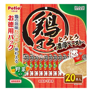 Petio Petio 狗零食 高纖野菜濃郁雞肉醬 20支裝 正面圖