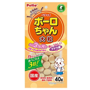 Petio Petio 狗零食 日本產 健康大粒饅頭餅乾 40g 40g 正面圖