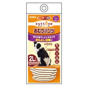 Petio Petio zuttone 高齡犬護理專用出街專用背帶尿褲 2L 2L 正面圖