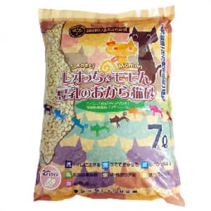 Leotti Leotti & Momon日本製豆乳 豆腐貓砂 雙孔 7L 7L 正面圖