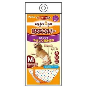 Petio Petio zuttone 高齡犬護理出街專用圓點尿褲 M 正面圖