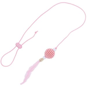 CATTOY CATTOY 多玩法手持逗貓棒 粉色尾巴 正面圖