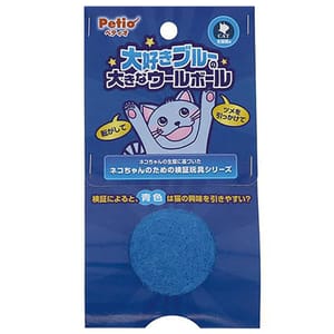 Petio Petio 貓貓最愛藍色貓玩具系列 羊毛球   正面圖