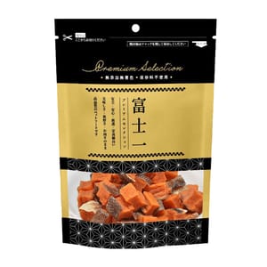 富士一 富士一 風乾小食 原粒連皮 三文魚粒 90g 90g 貓犬用 正面圖