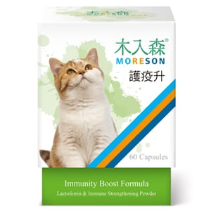 木入森MORESON 木入森MORESON 貓咪保健品 護疫升 60粒 60粒 正面圖