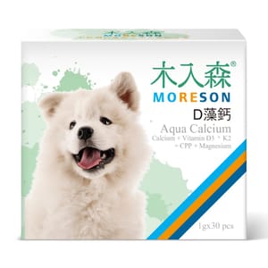 木入森MORESON 木入森MORESON 狗狗保健品 D藻鈣 1g x 30包 1g 正面圖