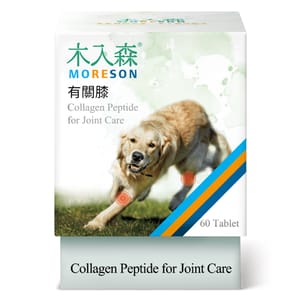 木入森MORESON 木入森MORESON 狗狗保健品 有關膝 60粒 60粒  正面圖