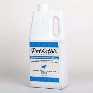 Pet Pet Esthe貝特愛思 洗毛液 專業用系列 白毛犬配方 3L 3L 正面圖