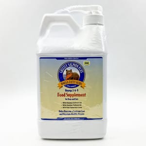 GRIZZLY熊之寶 GRIZZLY熊之寶 貓犬保健品 強化野生三文魚油系列 脂肪酸 Omega3-6-9 補充液 1.9L 9L  正面圖