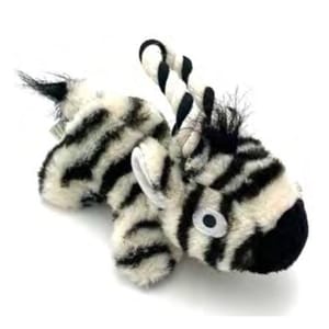 Billipets Billipets 狗玩具 粗綿繩玩具 斑馬 17cm 正面圖