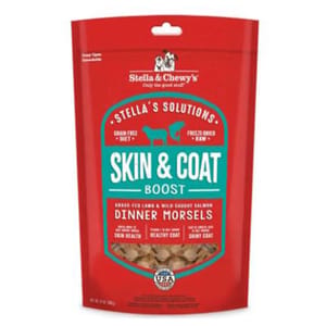 Stella & Chewy's Stella & Chewy's 狗糧 凍乾生肉狗糧 功能配方系列 有助皮毛健康 草飼羊及野生捕撈三文魚配方 13oz 13oz 正面圖
