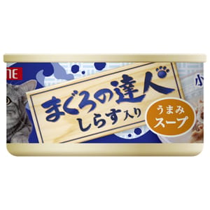 日本Petline 日本Petline 貓罐頭 吞拿魚達人系列 水分補給 白身魚 80g 80g 正面圖