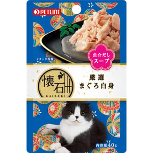 日本Petline 日本Petline 懷石料理 貓餐包 水分補給 金槍魚 40g 40g 正面圖