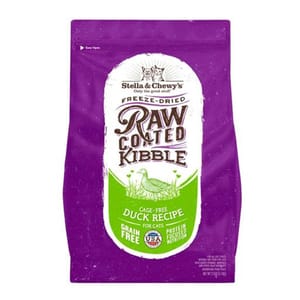 Stella & Chewy's Stella & Chewy's 貓糧 凍乾生肉外層低溫烘焙乾糧 放養鴨配方 2.5lb 5lb 正面圖