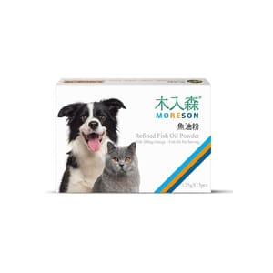 木入森MORESON 木入森MORESON 貓狗保健品 魚油粉 1.25g x 15包 25g  正面圖
