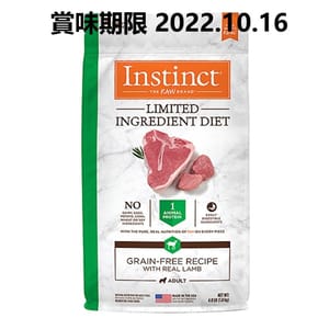 Instinct Instinct 狗糧 無穀物單一蛋白系列 羊肉 4lb 4lb 正面圖