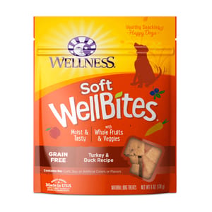WELLNESS WELLNESS 狗零食 WellBites 火雞拼鴨肉口味 6oz 6oz  正面圖