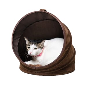 Pet Pet Shell-ter 咖色拼咖色墊 中 正面圖