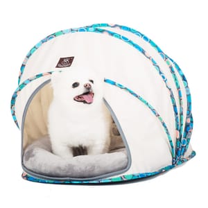 Pet Pet Cocoon 藍色 小   正面圖