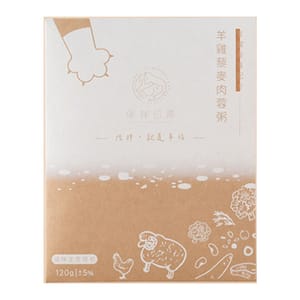 伴拌日嚐 伴拌日嚐 貓貓鮮食包 肉蓉質地 羊雞藜麥肉蓉粥 羊腿肉+雞胸肉 120g 120g 正面圖