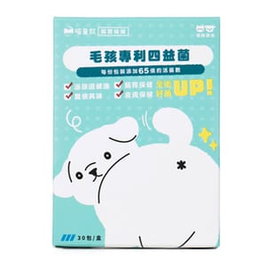 喵皇奴 喵皇奴 保健品 毛孩專利四益菌 30包 30包 正面圖