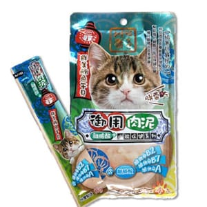 貓主子 貓主子 御用保健泥條 離胺酸 鮪魚+干貝 16x4條 正面圖