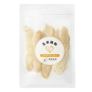 踏踏寵膳 踏踏寵膳 冷凍乾燥小點心 玉米雞胸 40g 40g 貓犬用 正面圖