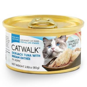 CATWALK CATWALK 貓主食罐 吞拿魚 + 鯛魚 Tuna With Bream Entrée 80g 80g  正面圖