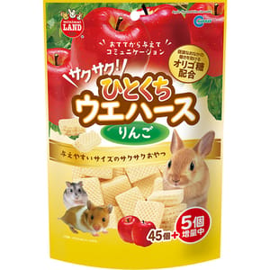 MARUKAN MARUKAN 日本兔仔小食 脆皮蘋果威化餅 45個入 正面圖