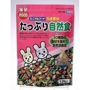 MARUKAN MARUKAN 日本兔仔糧 天然雜菜高纖化毛 1.2kg 2kg 正面圖